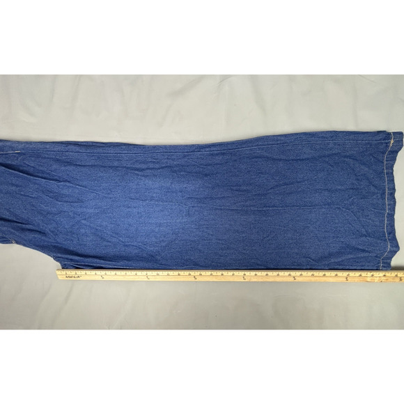 LOFT The Palazzo Denim Pant Women's 10/30 Blue Wide Leg Jean NWT - Picture 6 of 14